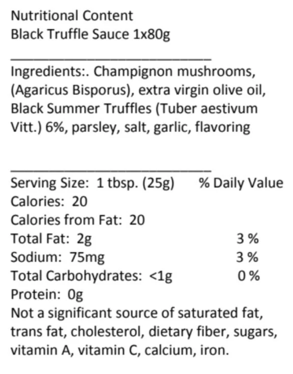 Black Truffle Sauce - Jar - Image 3