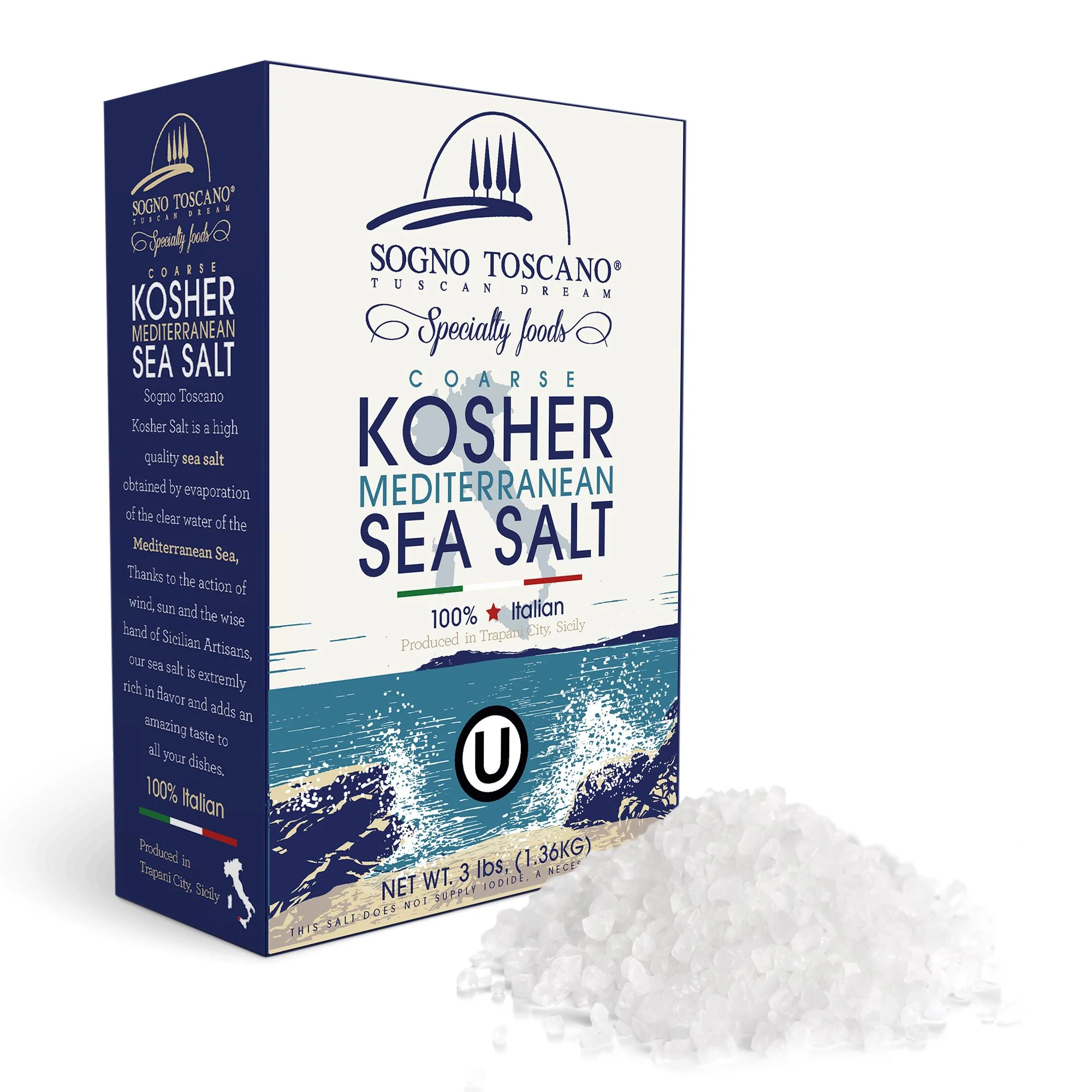 Coarse Kosher Mediterranean Sea Salt