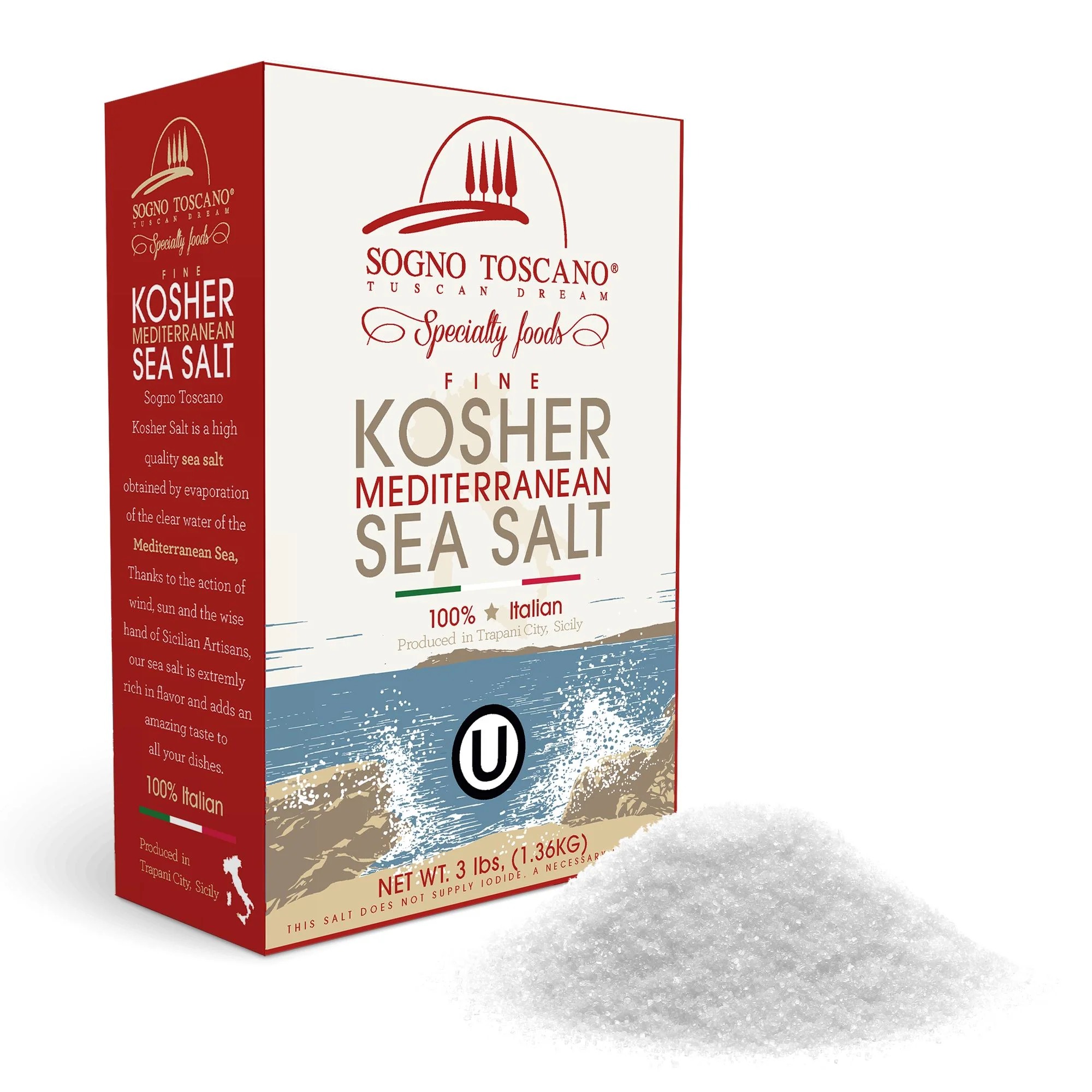 Fine Kosher Mediterranean Sea Salt