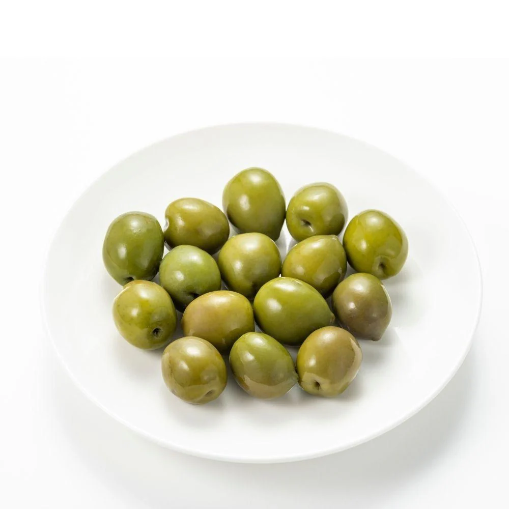 Green Cerignola Olives - Can - Image 2
