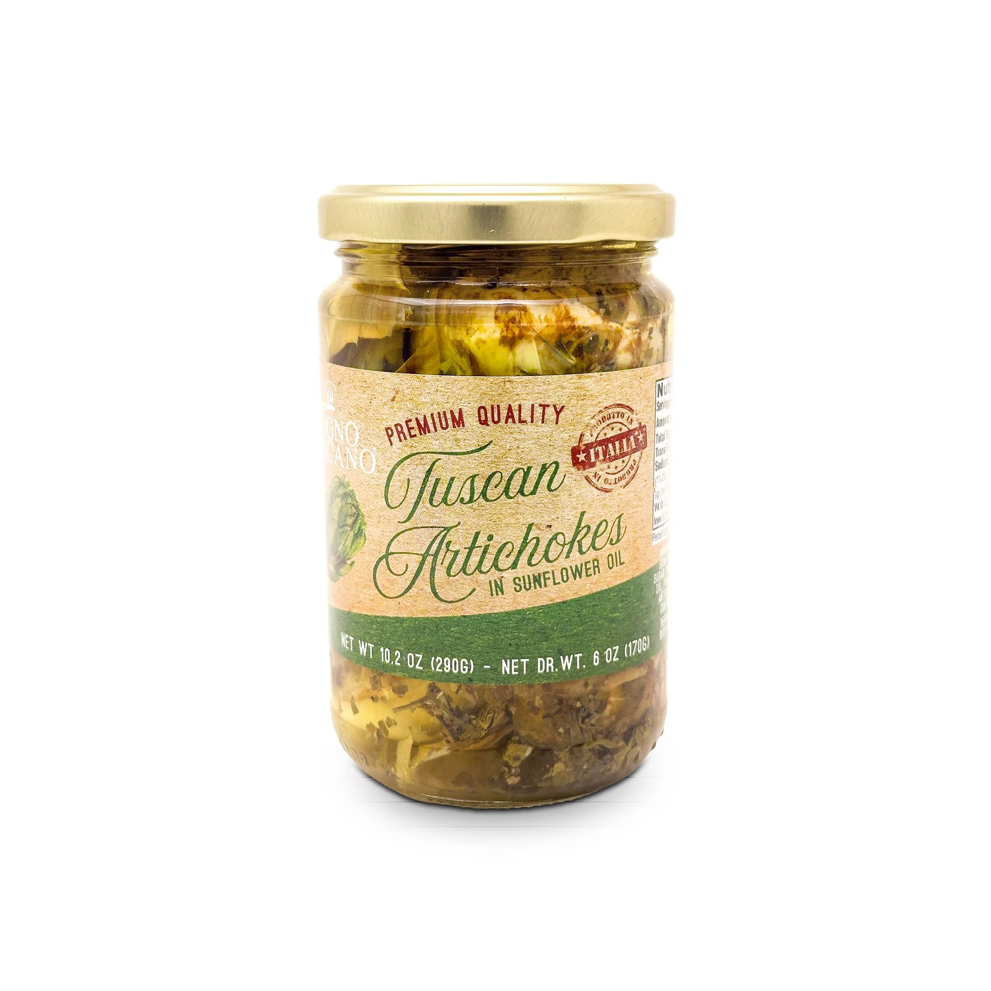 Tuscan Baby Artichoke Hearts - Jar