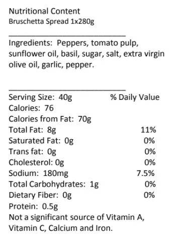 Bruschetta Spread - Jar - Image 3